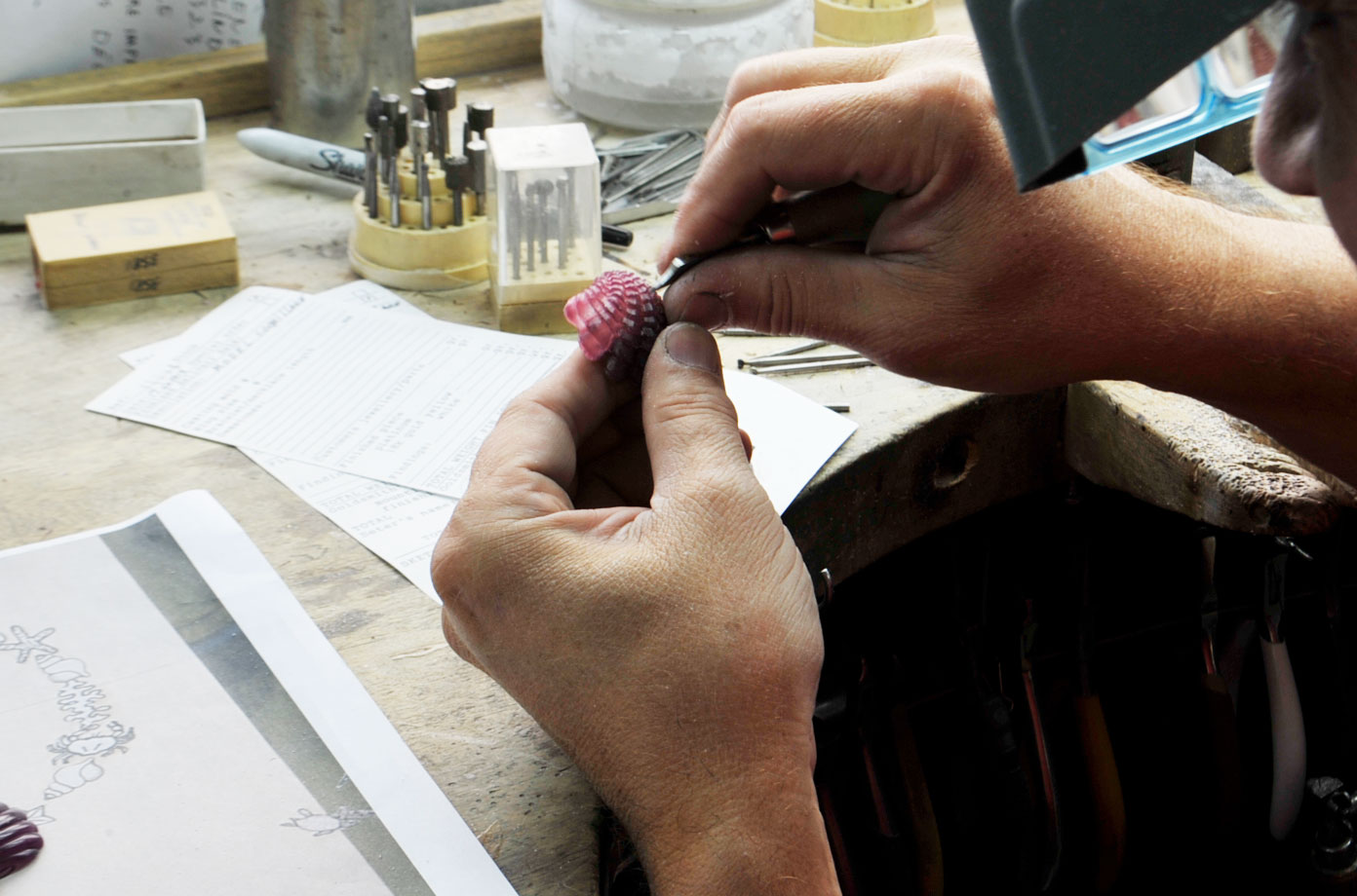 Paraiba Star of the Ocean in Progress - Kaufmann de Suisse Jewelers