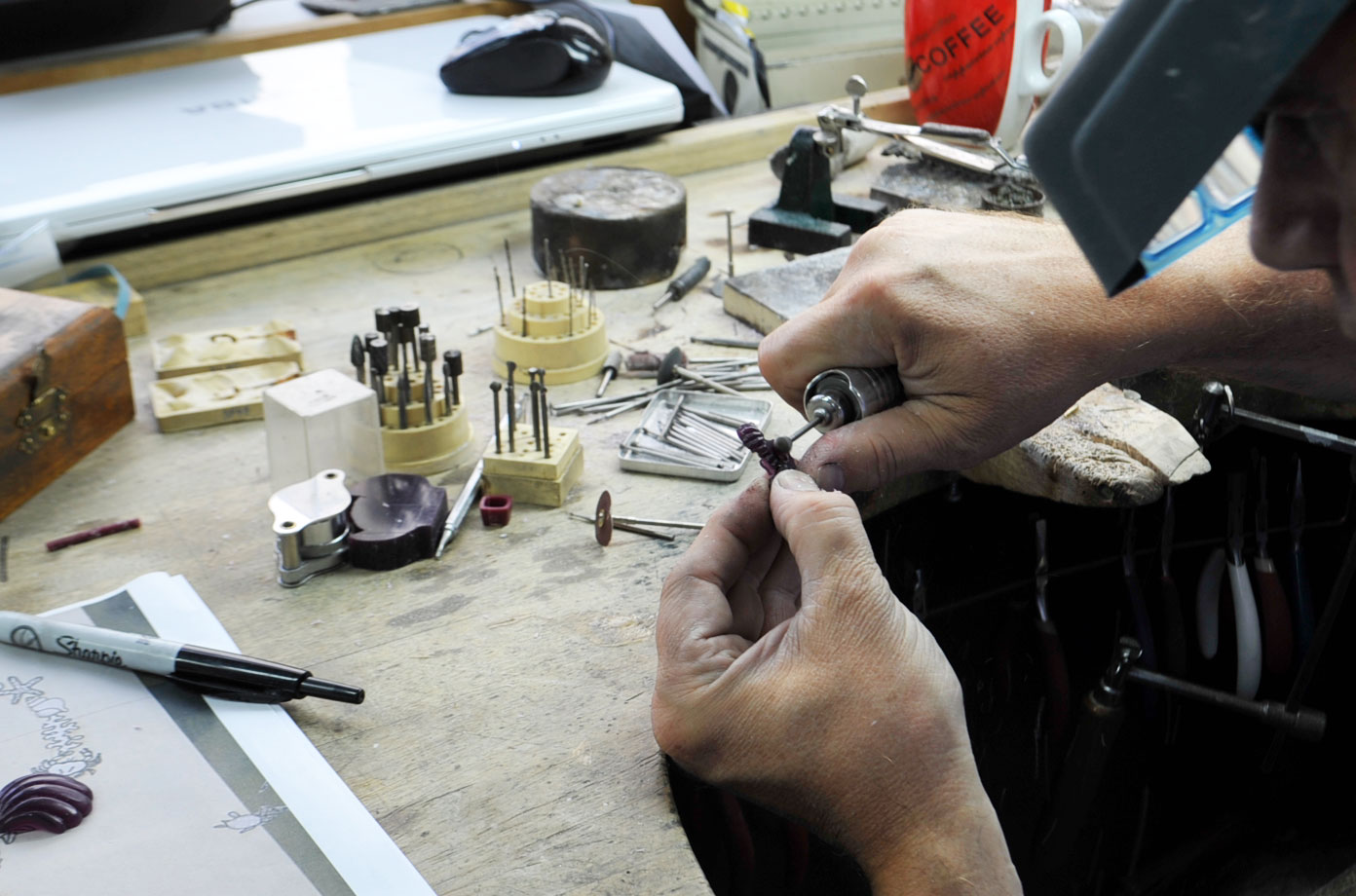Paraiba Star of the Ocean in Progress - Kaufmann de Suisse Jewelers