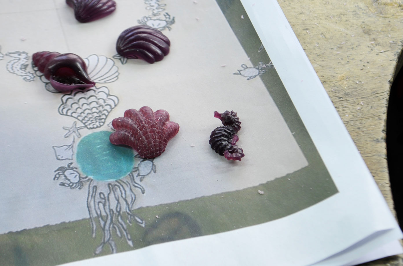 Paraiba Star of the Ocean in Progress - Kaufmann de Suisse Jewelers