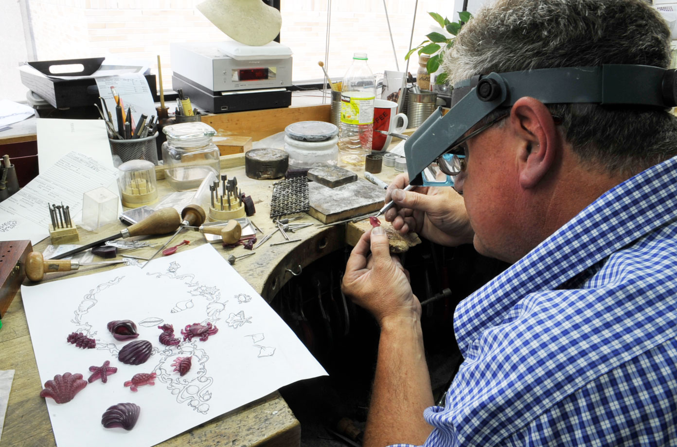 Paraiba Star of the Ocean in Progress - Kaufmann de Suisse Jewelers