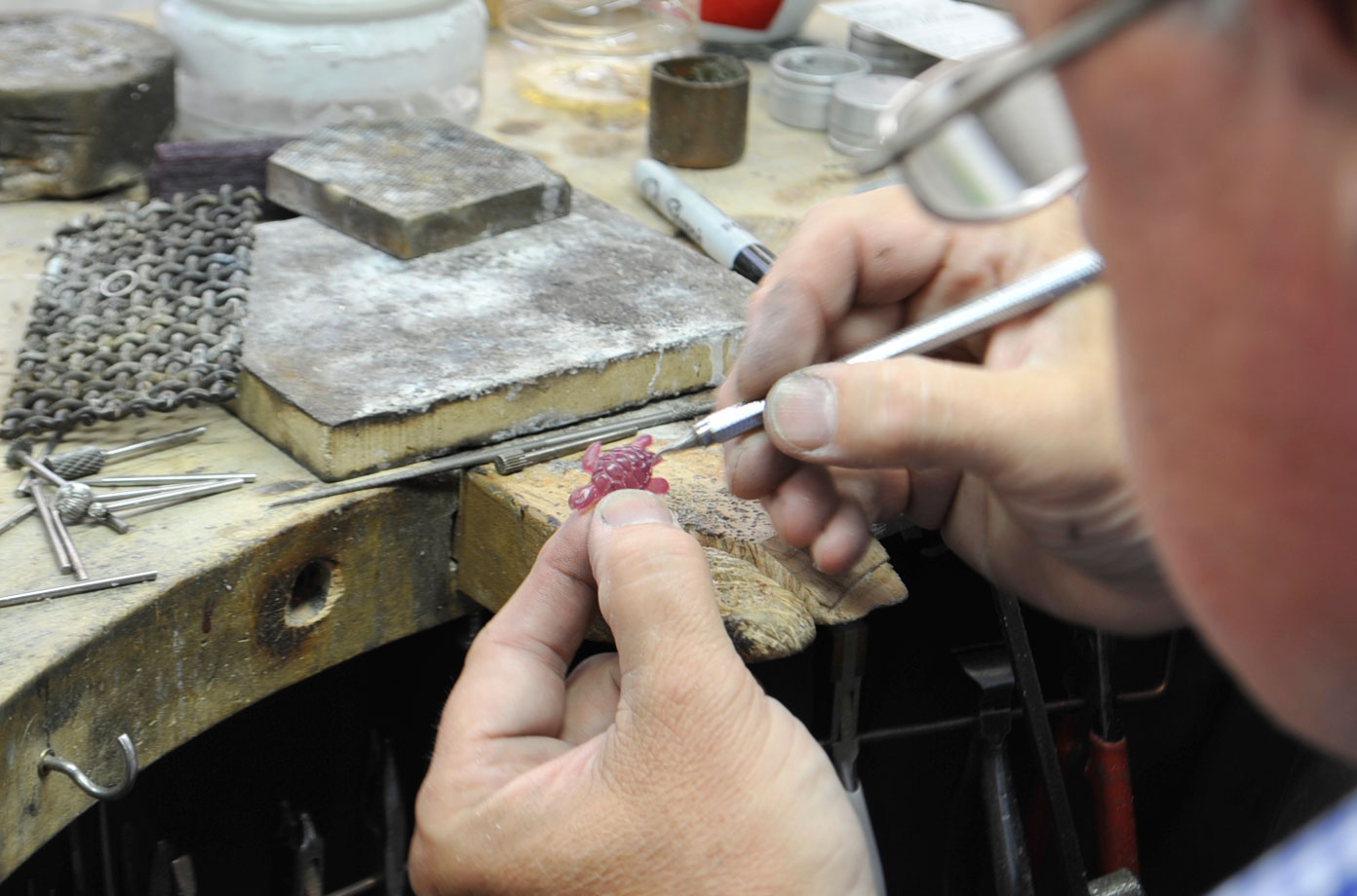 Paraiba Star of the Ocean in Progress - Kaufmann de Suisse Jewelers
