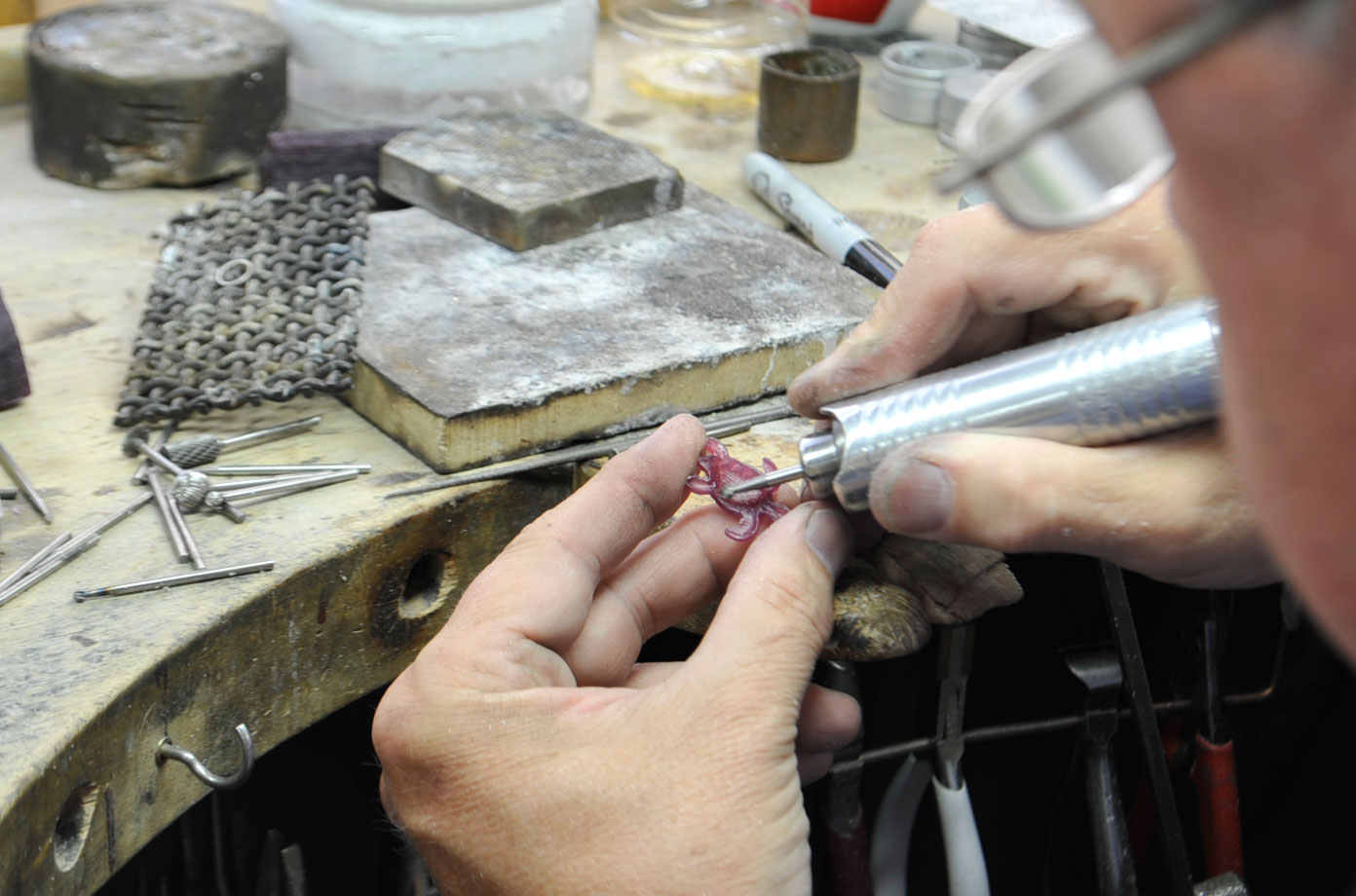 Paraiba Star of the Ocean in Progress - Kaufmann de Suisse Jewelers