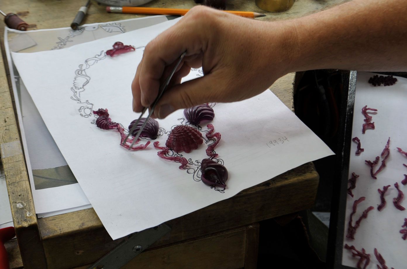 Paraiba Star of the Ocean in Progress - Kaufmann de Suisse Jewelers