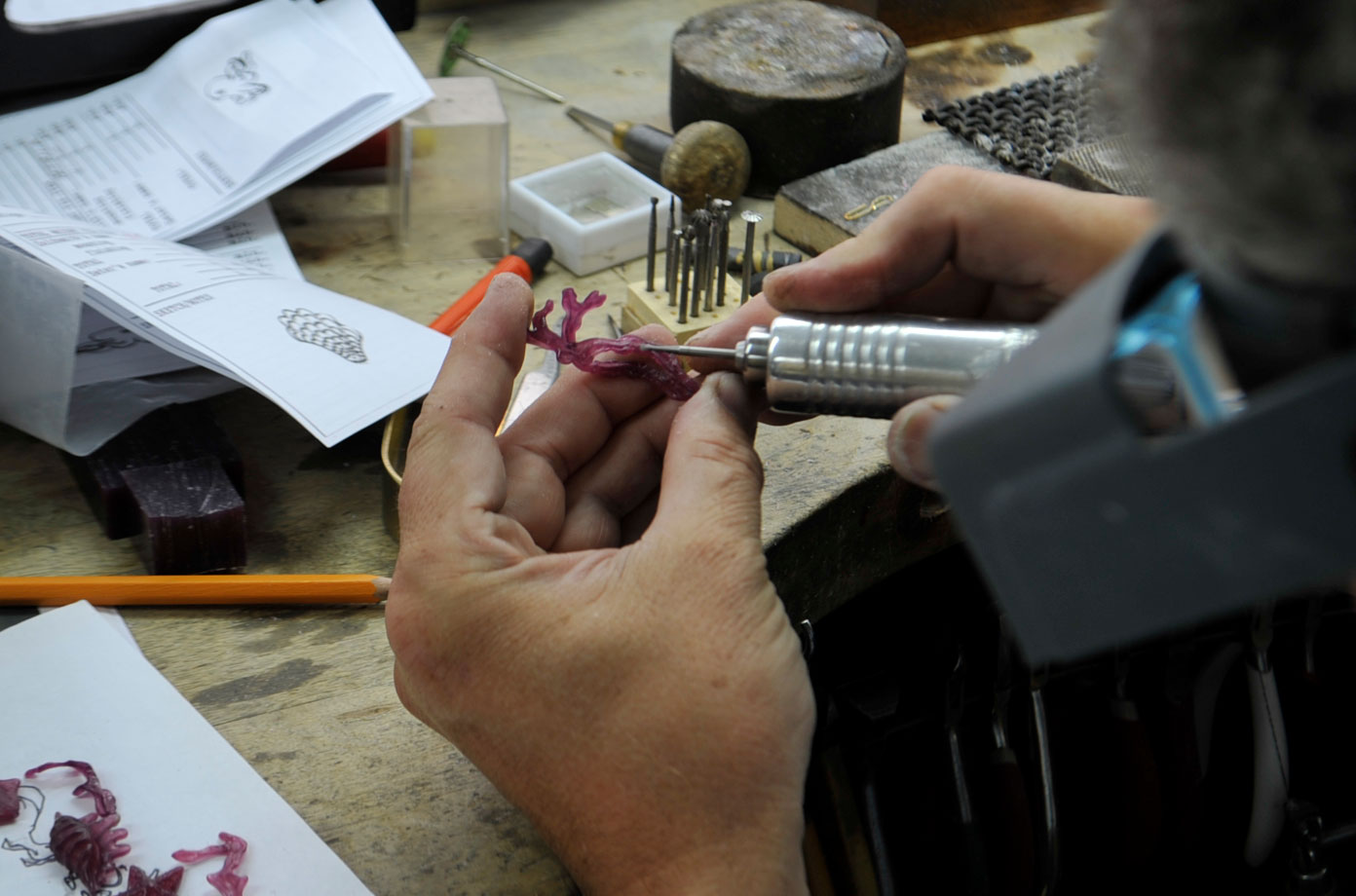 Paraiba Star of the Ocean in Progress - Kaufmann de Suisse Jewelers