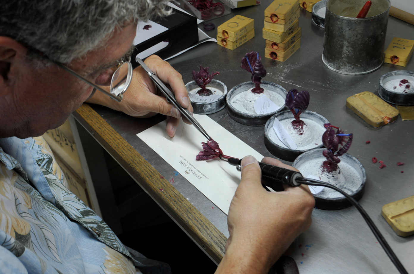 Paraiba Star of the Ocean in Progress - Kaufmann de Suisse Jewelers