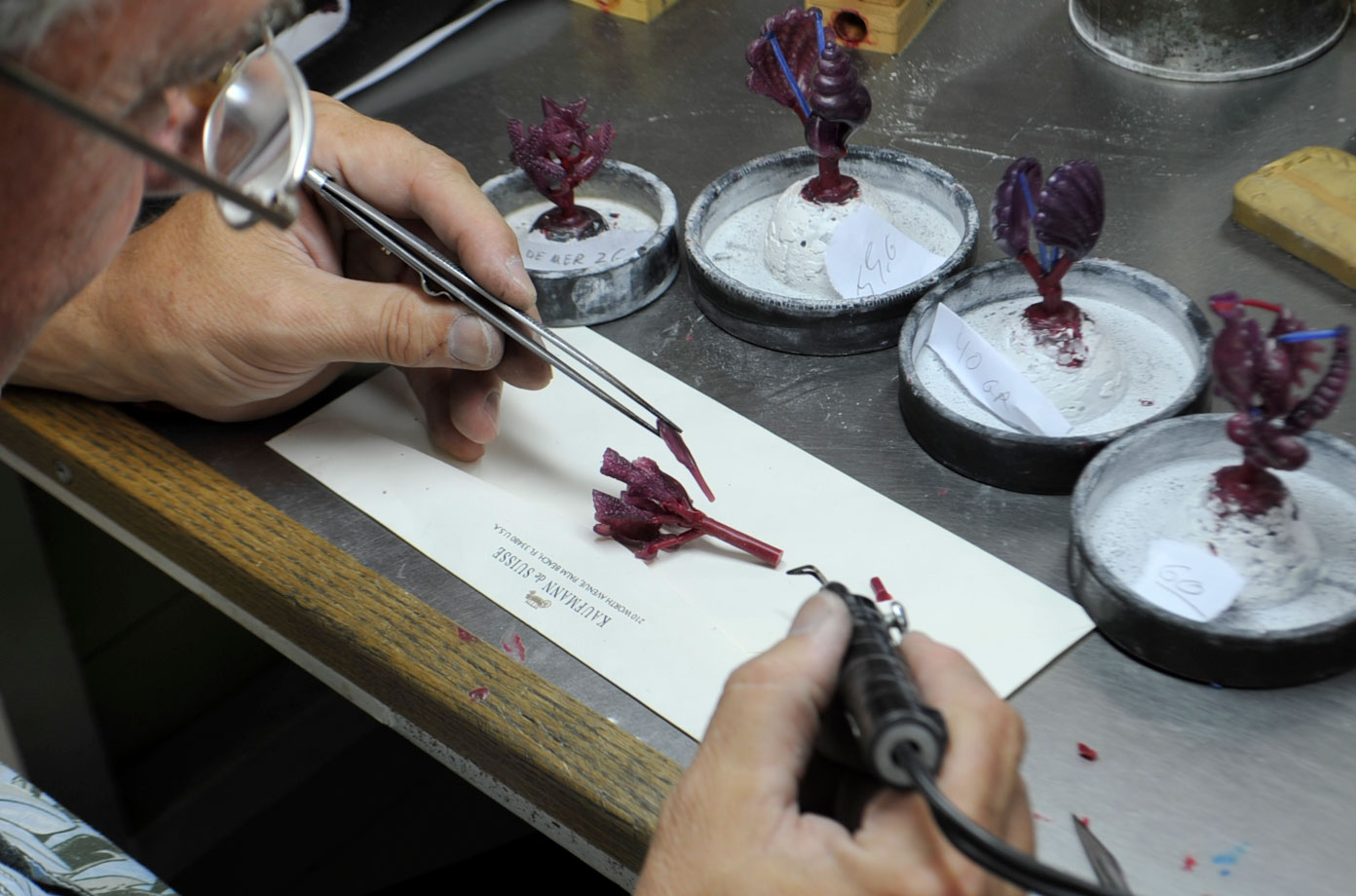 Paraiba Star of the Ocean in Progress - Kaufmann de Suisse Jewelers