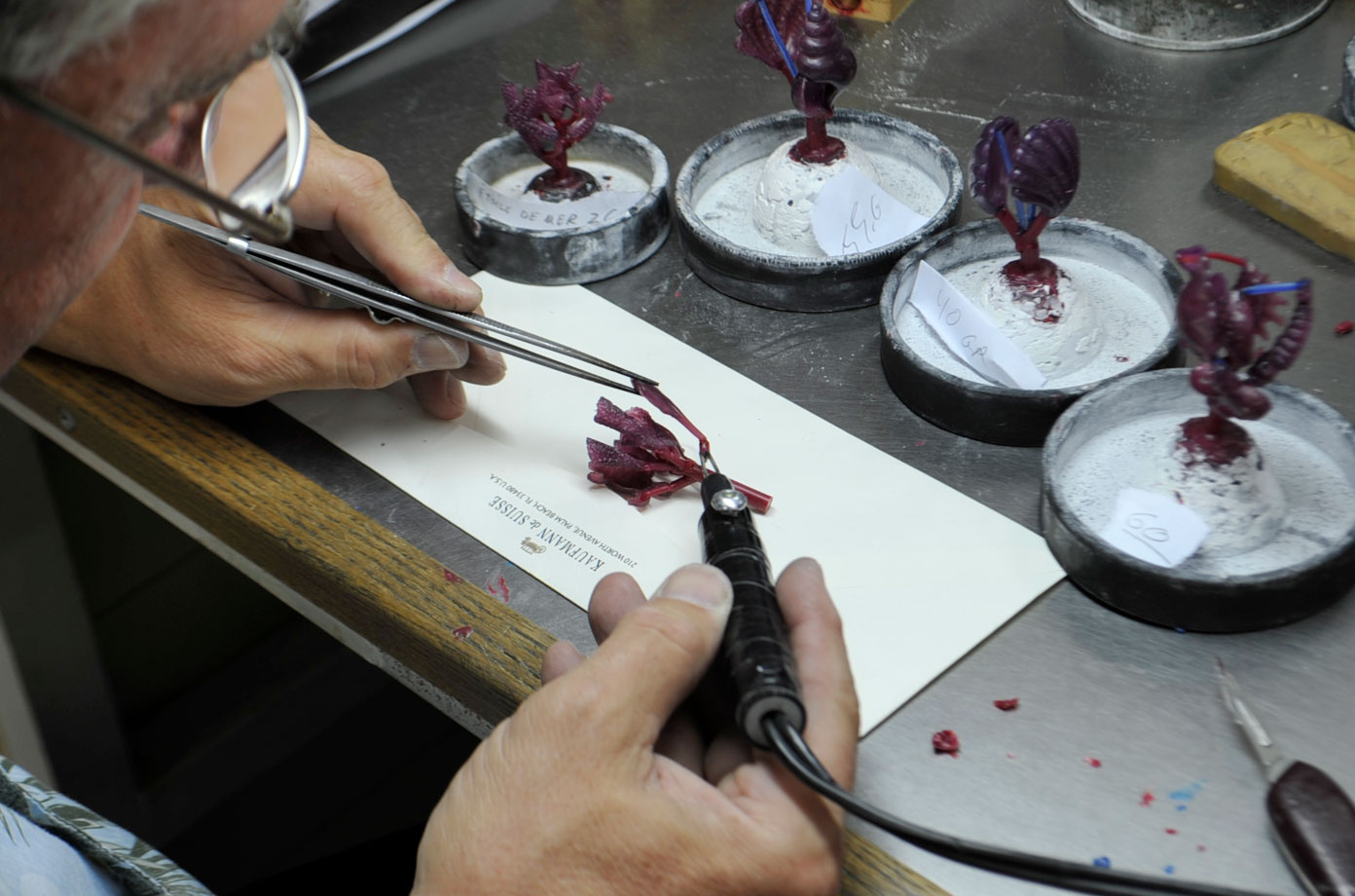 Paraiba Star of the Ocean in Progress - Kaufmann de Suisse Jewelers