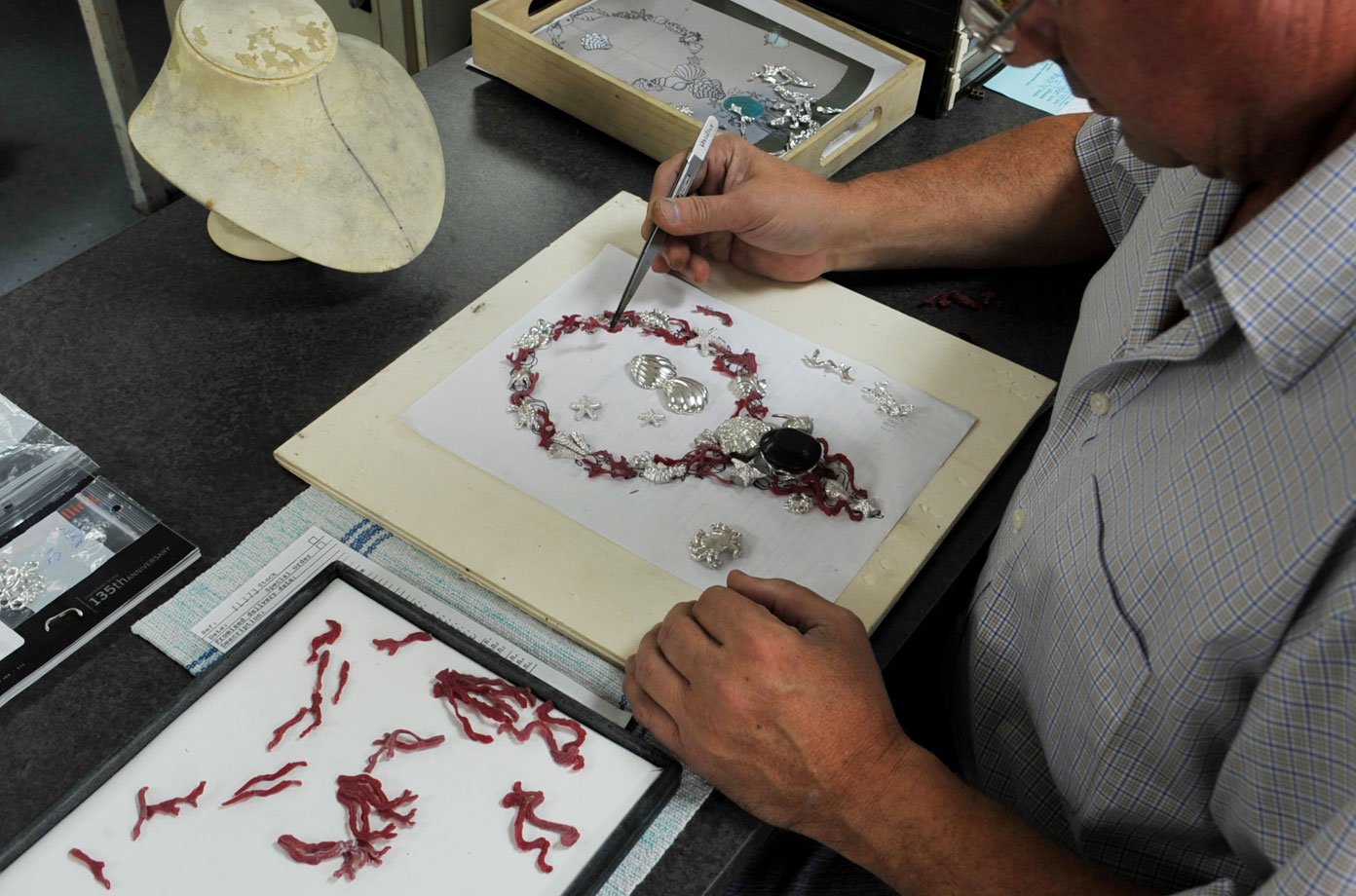 Paraiba Star of the Ocean in Progress - Kaufmann de Suisse Jewelers