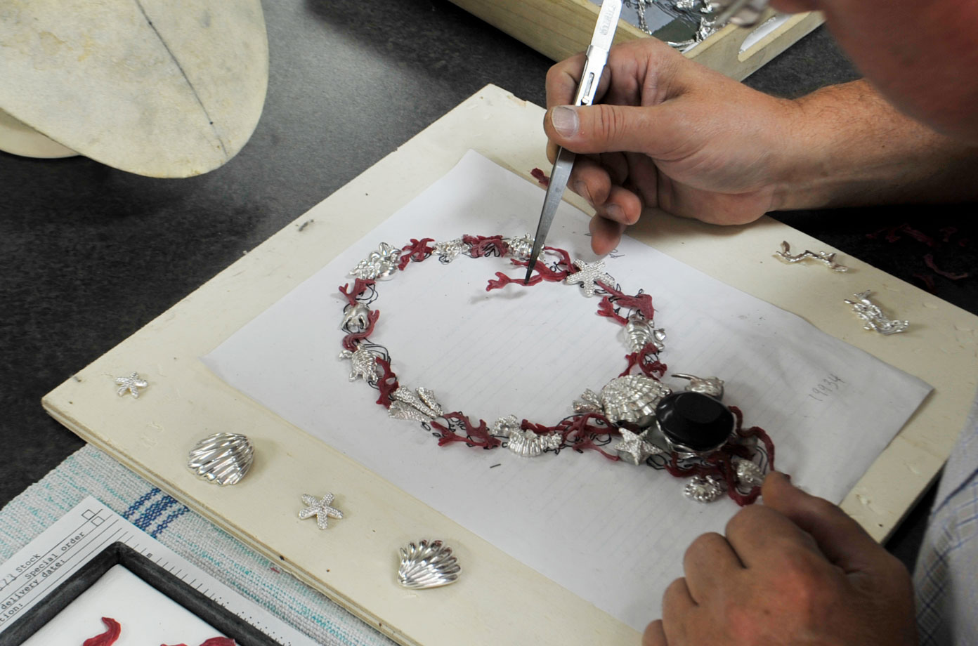 Paraiba Star of the Ocean in Progress - Kaufmann de Suisse Jewelers
