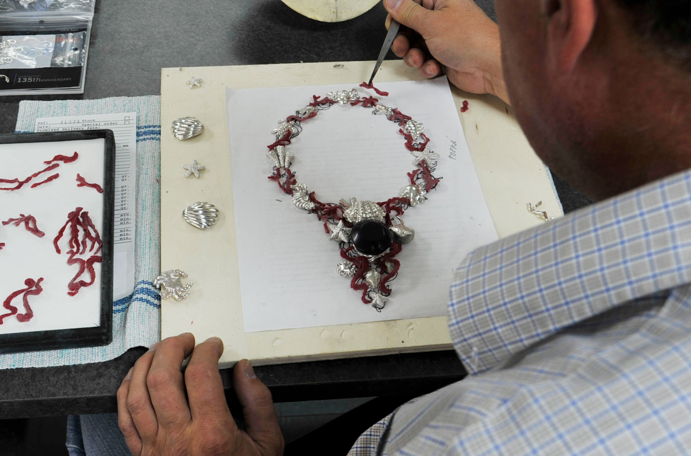 Paraiba Star of the Ocean in Progress - Kaufmann de Suisse Jewelers