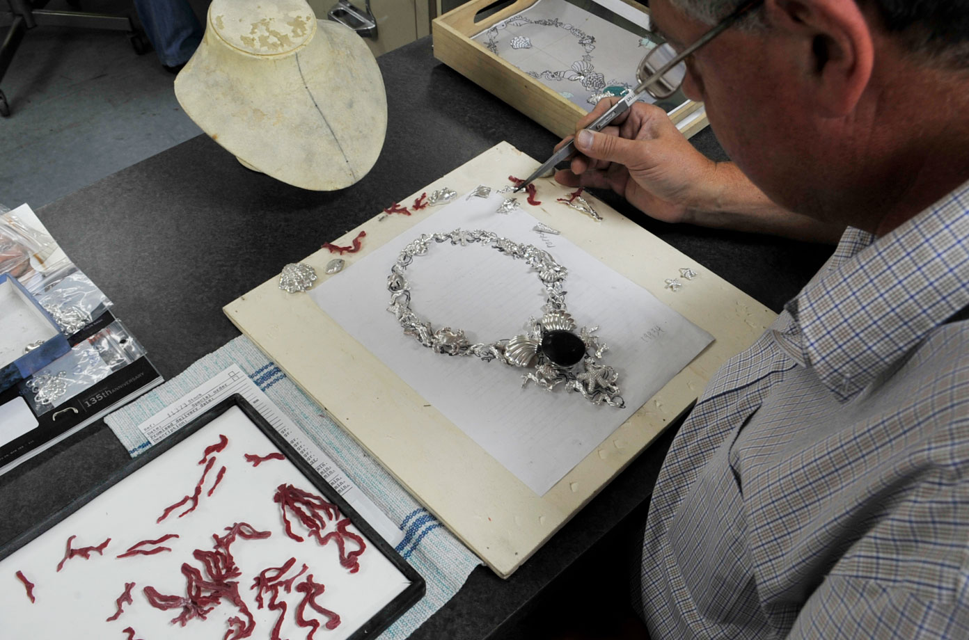 Paraiba Star of the Ocean in Progress - Kaufmann de Suisse Jewelers