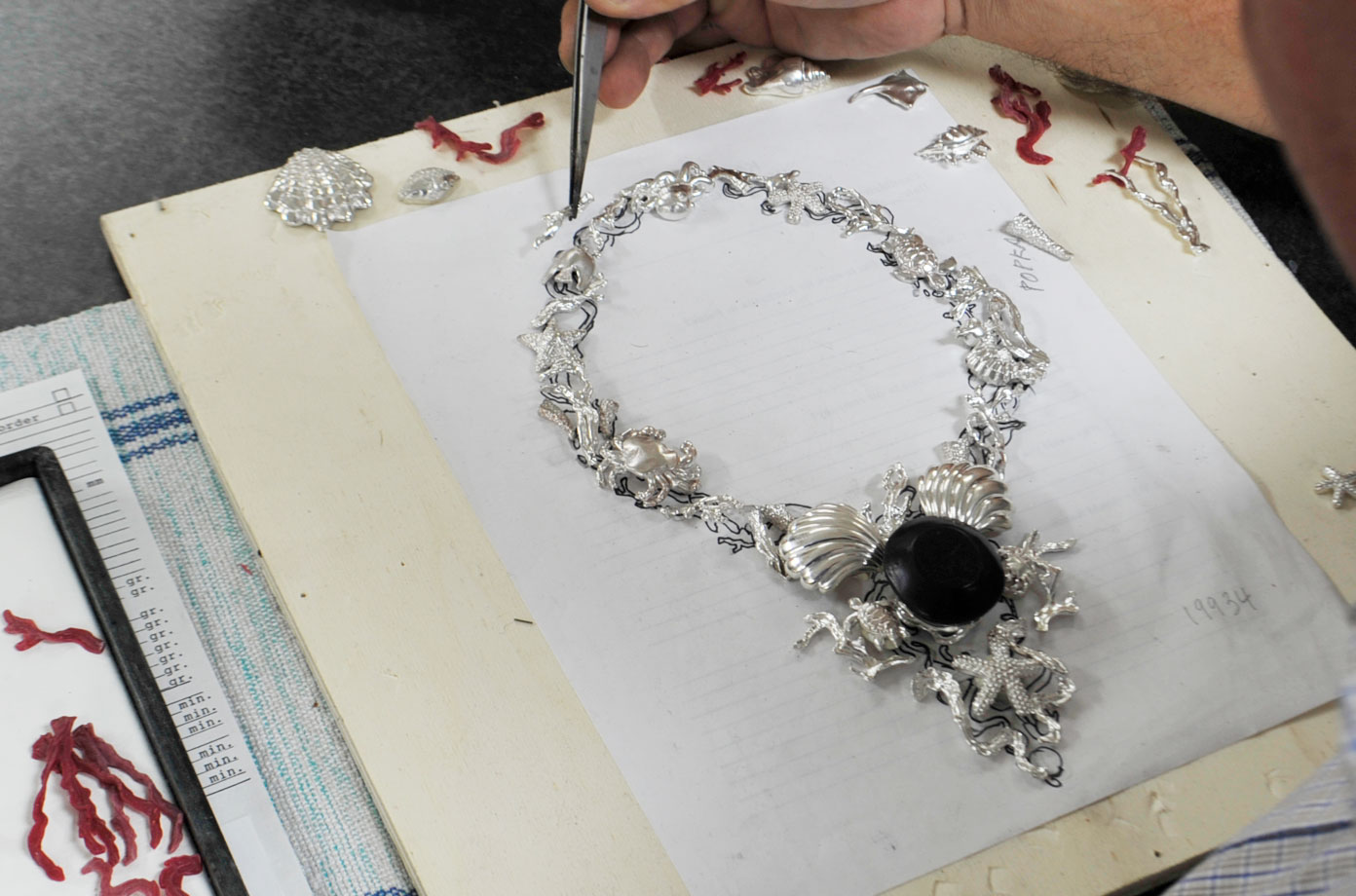 Paraiba Star of the Ocean in Progress - Kaufmann de Suisse Jewelers
