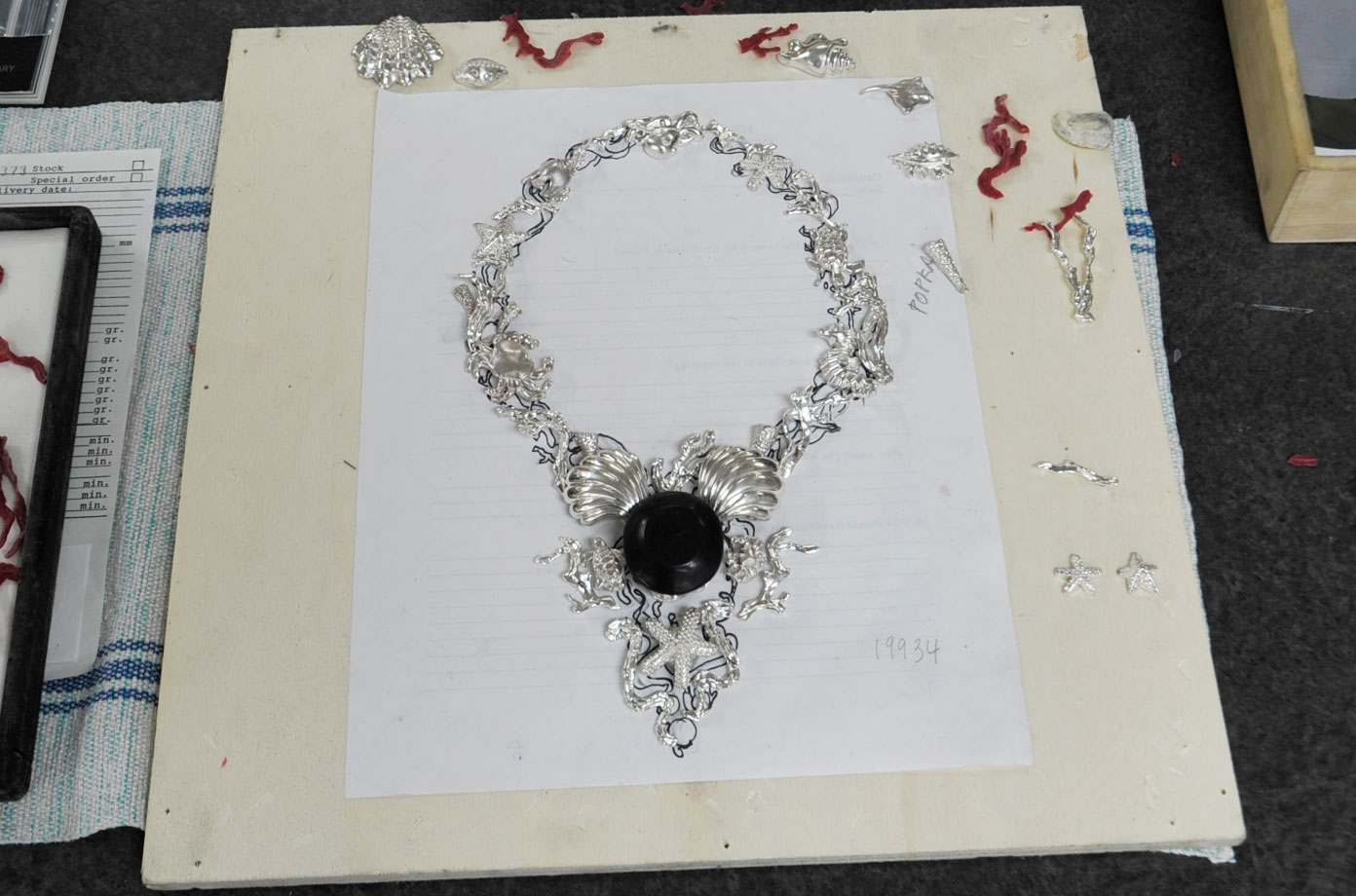 Paraiba Star of the Ocean in Progress - Kaufmann de Suisse Jewelers