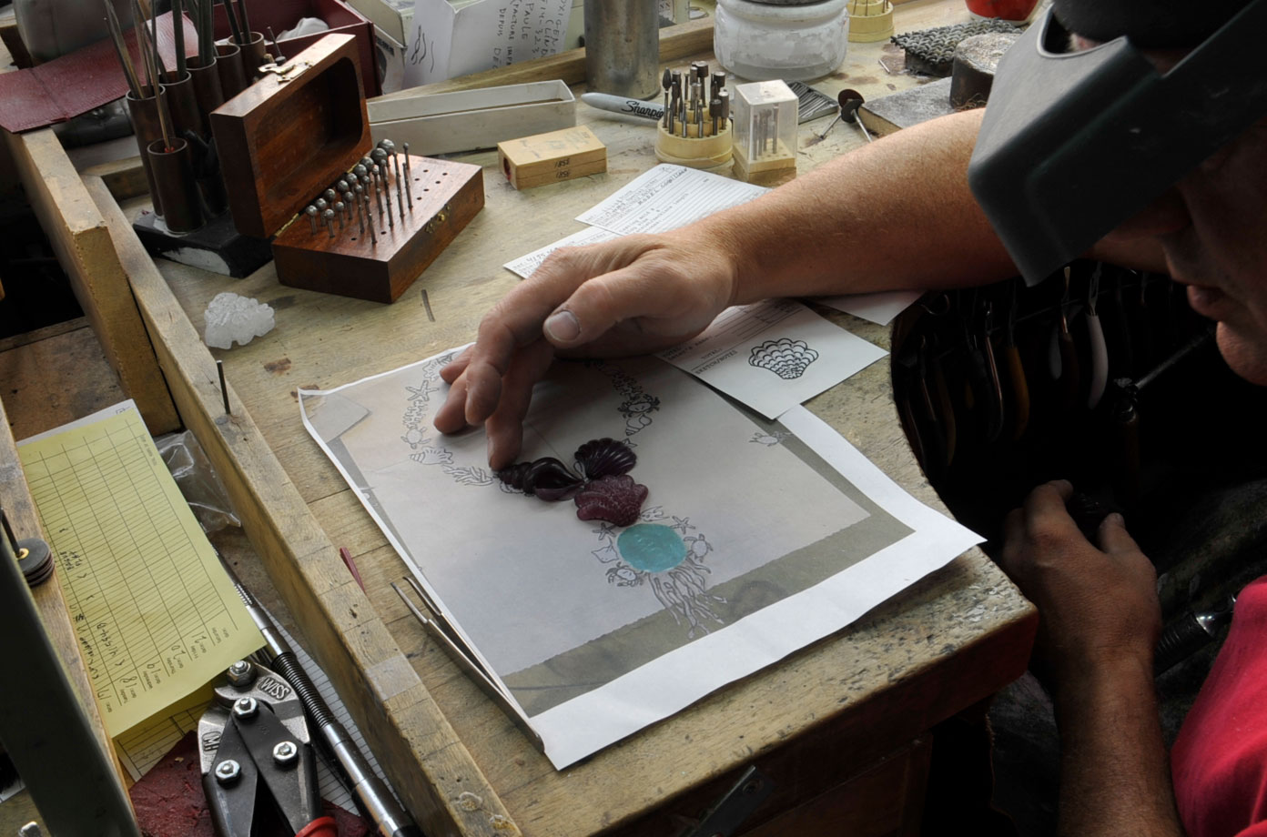 Paraiba Star of the Ocean in Progress - Kaufmann de Suisse Jewelers