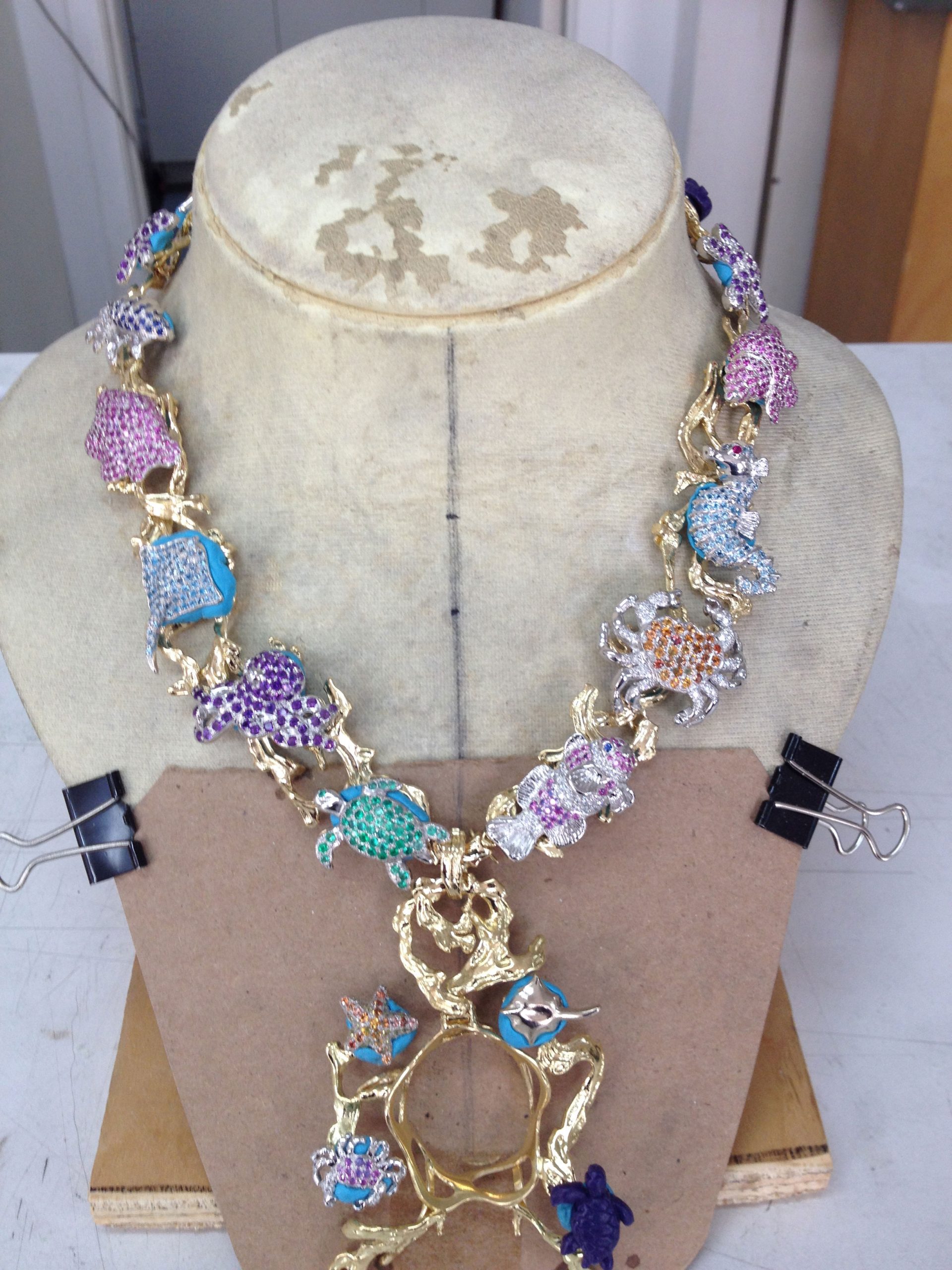 Paraiba Star of the Ocean in Progress - Kaufmann de Suisse Jewelers