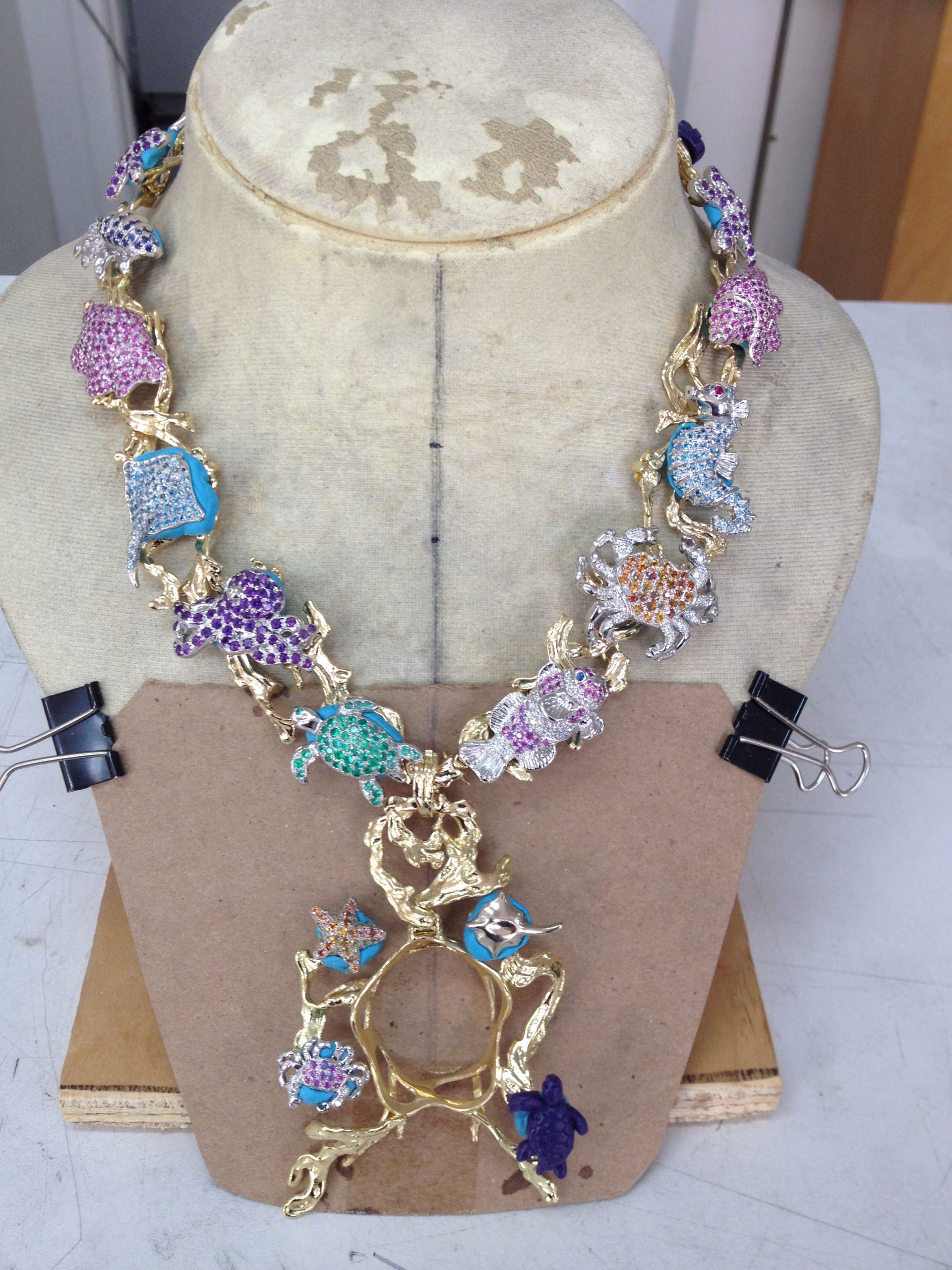 Paraiba Star of the Ocean in Progress - Kaufmann de Suisse Jewelers