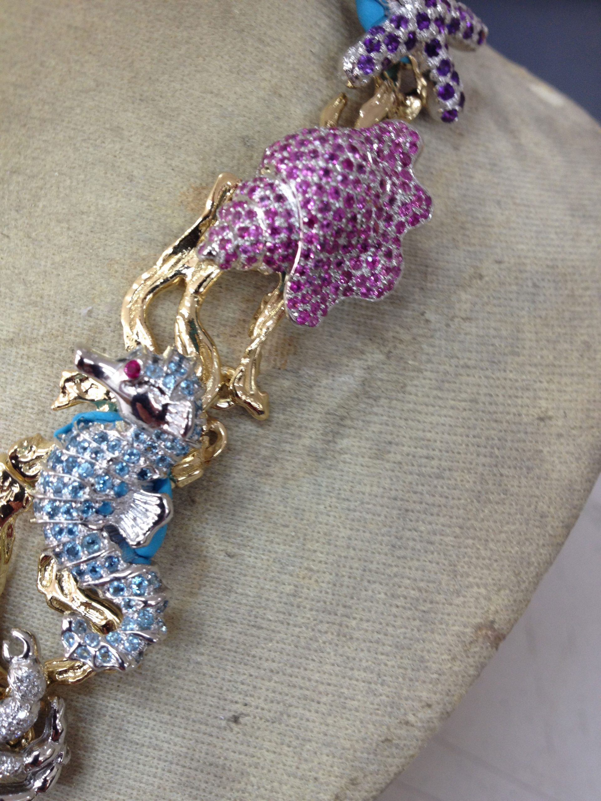 Paraiba Star of the Ocean in Progress - Kaufmann de Suisse Jewelers