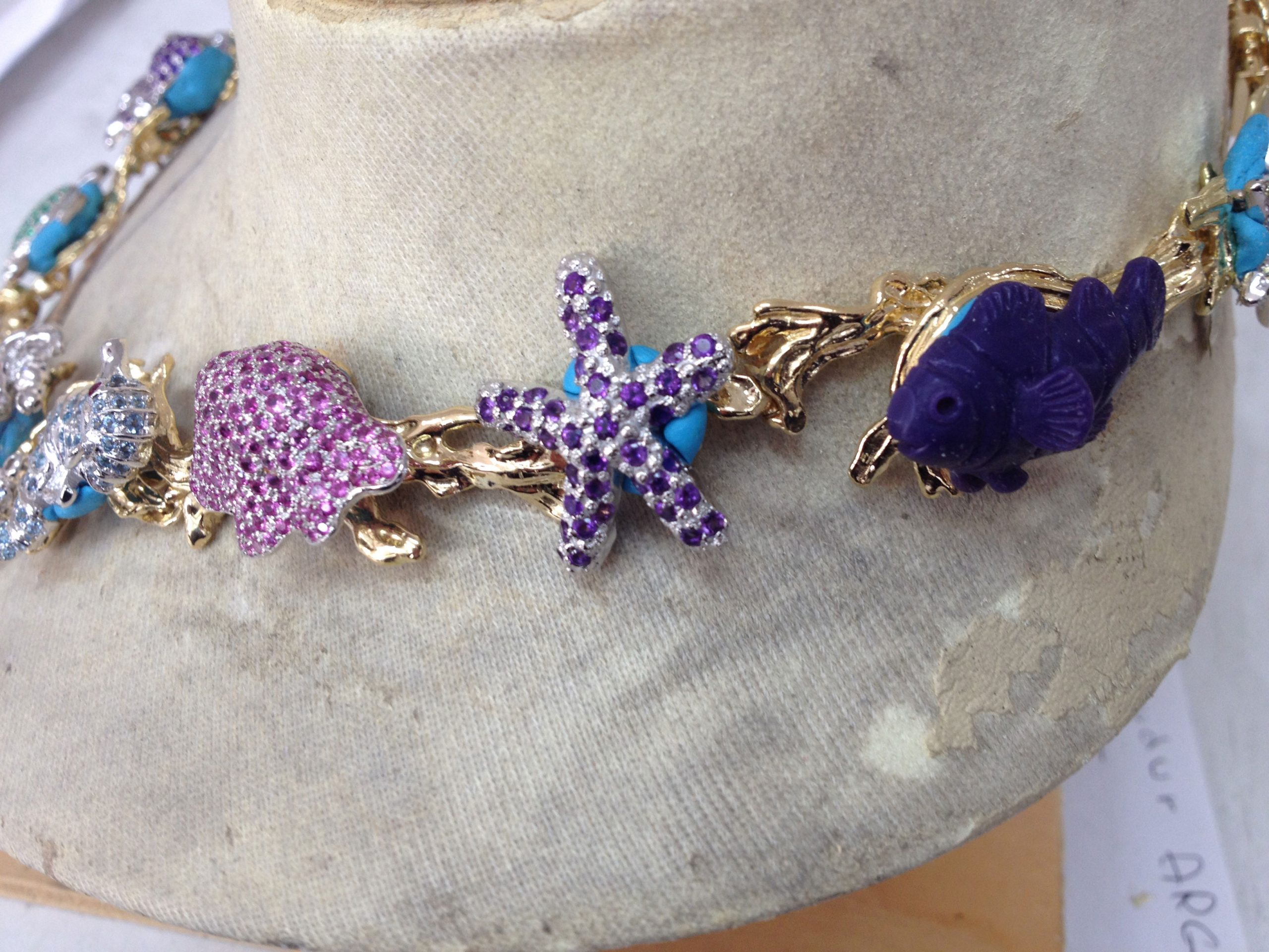 Paraiba Star of the Ocean in Progress - Kaufmann de Suisse Jewelers