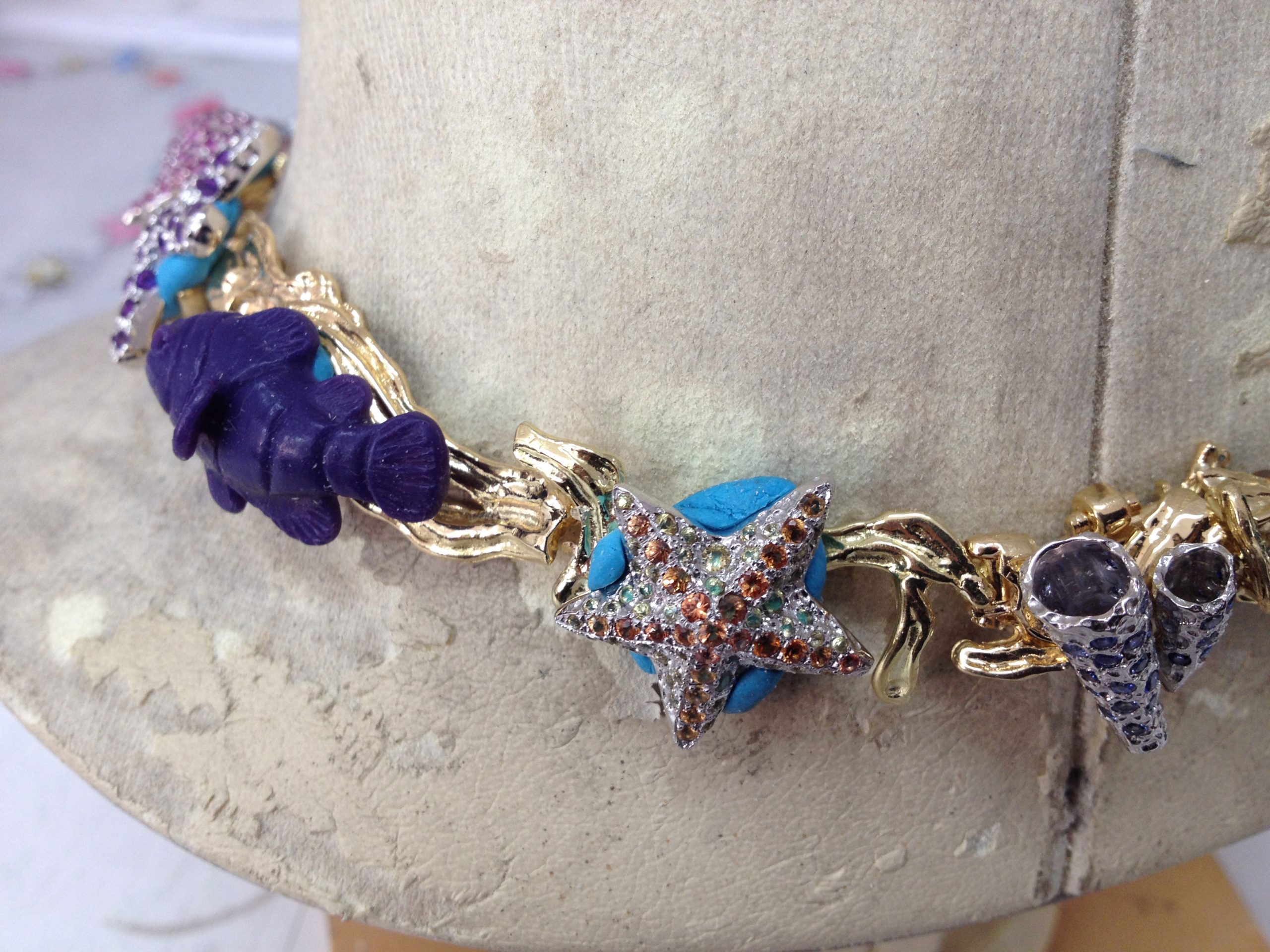Paraiba Star of the Ocean in Progress - Kaufmann de Suisse Jewelers