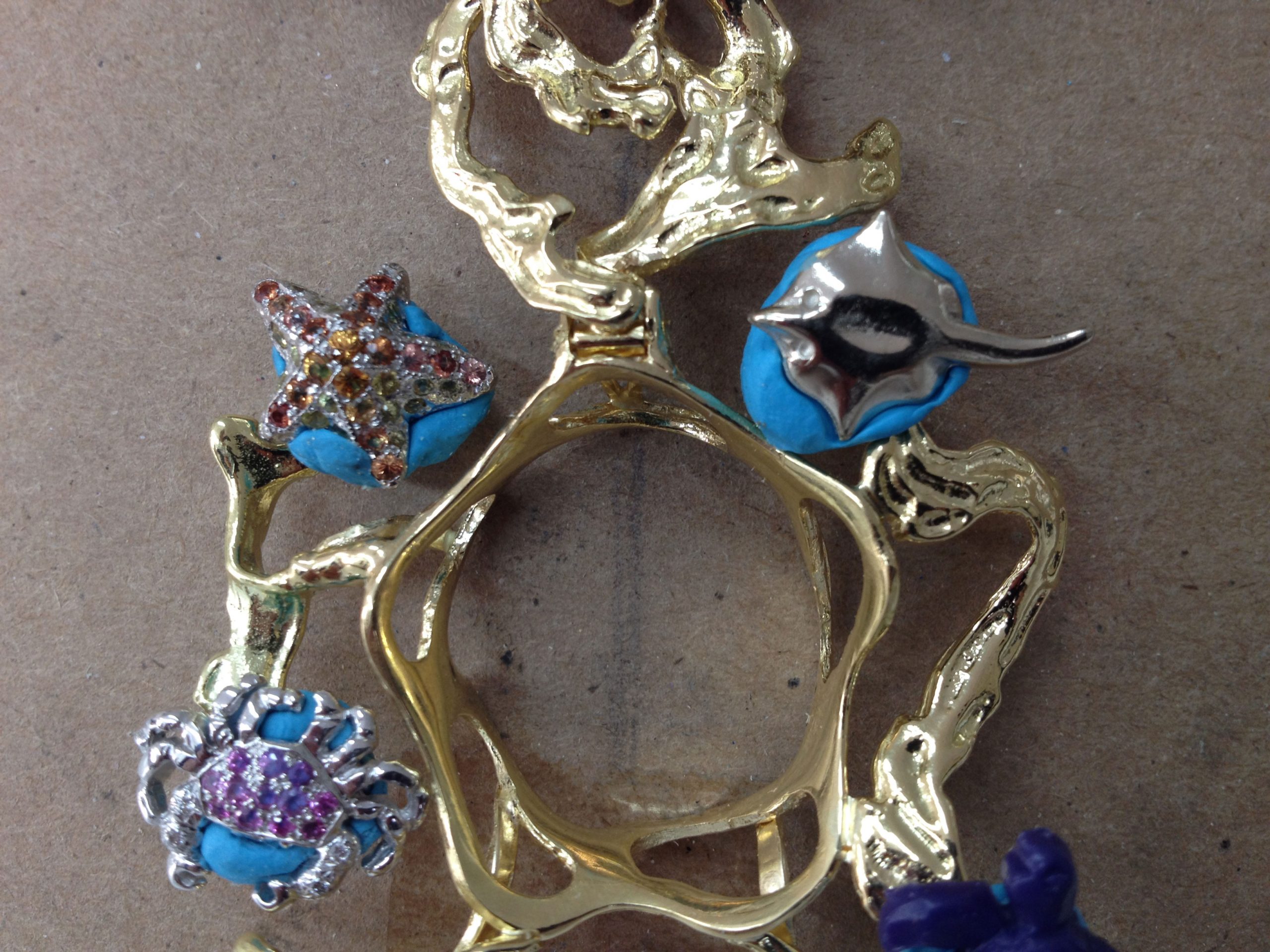 Paraiba Star of the Ocean in Progress - Kaufmann de Suisse Jewelers