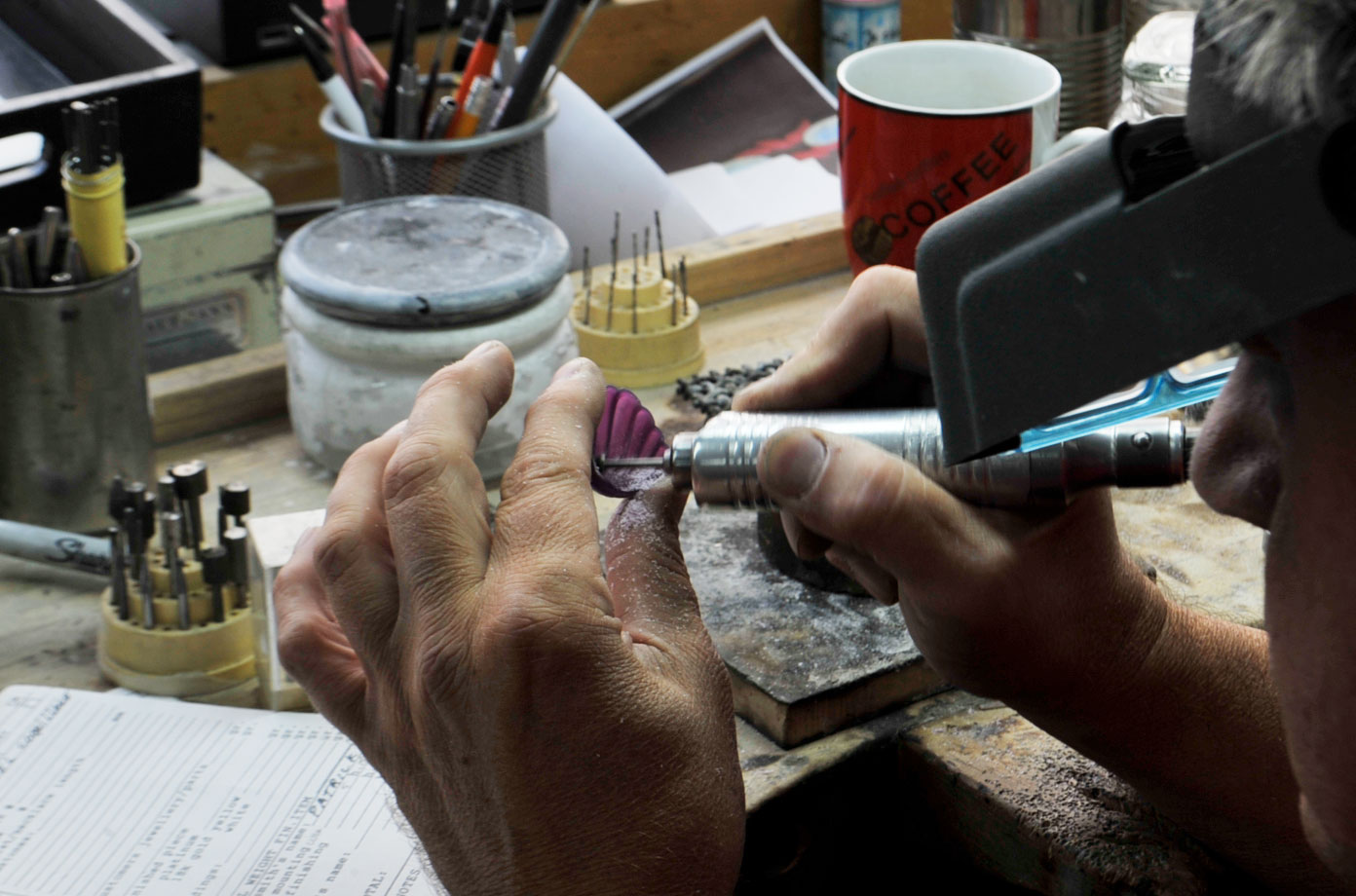 Paraiba Star of the Ocean in Progress - Kaufmann de Suisse Jewelers