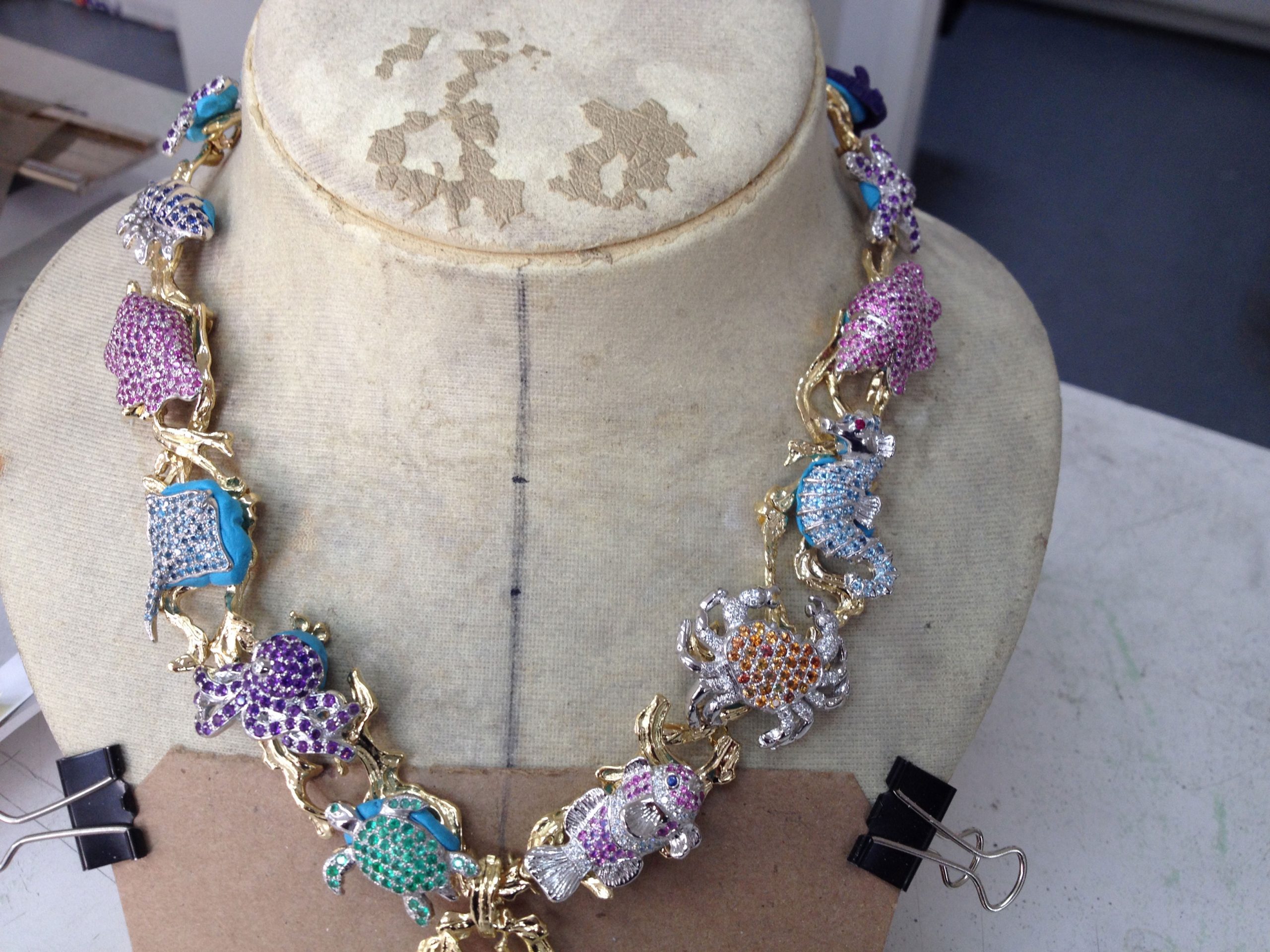 Paraiba Star of the Ocean in Progress - Kaufmann de Suisse Jewelers