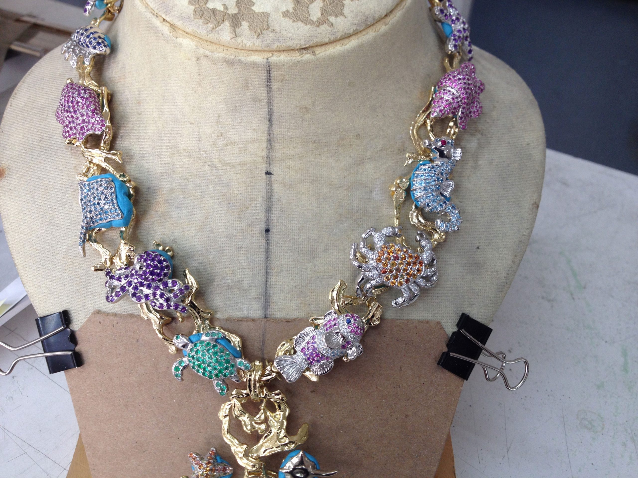 Paraiba Star of the Ocean in Progress - Kaufmann de Suisse Jewelers