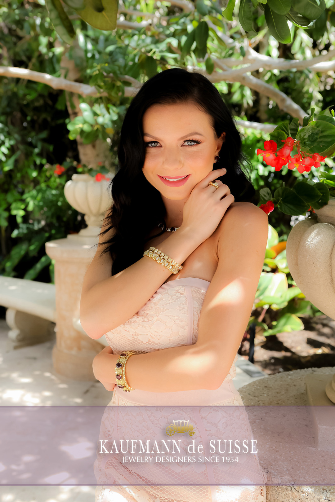 18K Yellow Gold and Amethyst Jewelry
