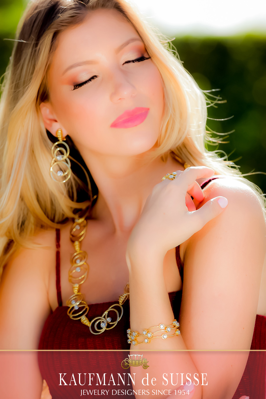 18K Gold and Diamond Jewelry from the Cascade Collection