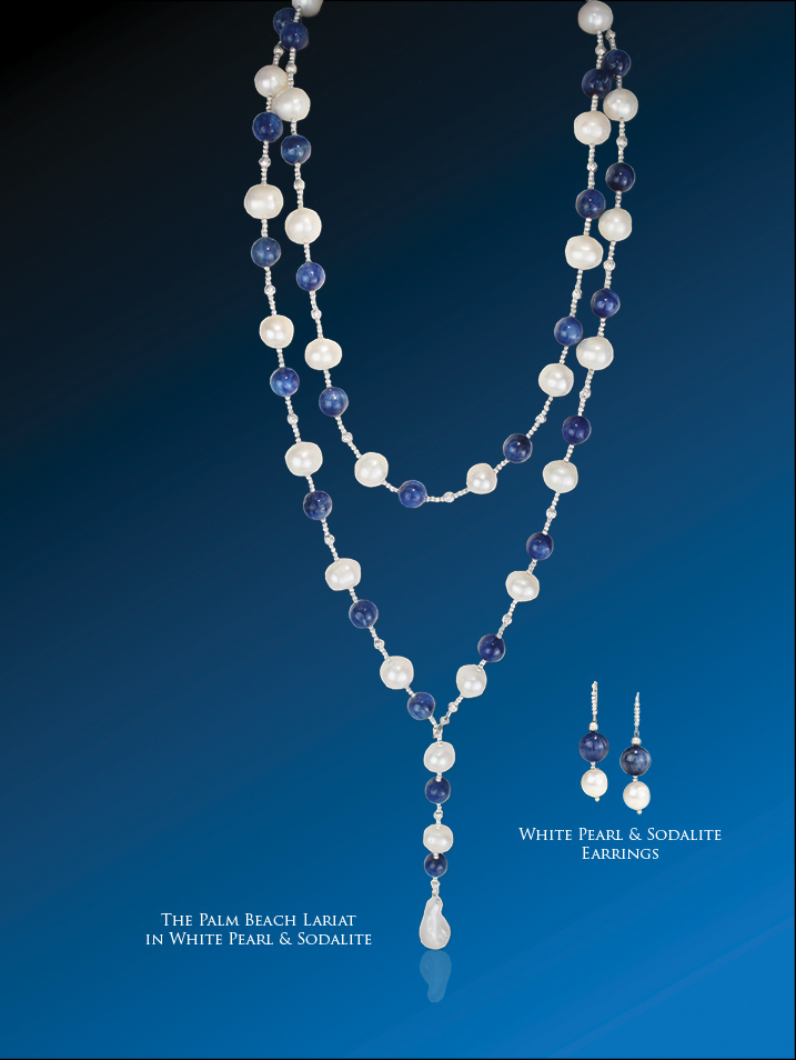 The Palm Beach Lariat in Sodalite