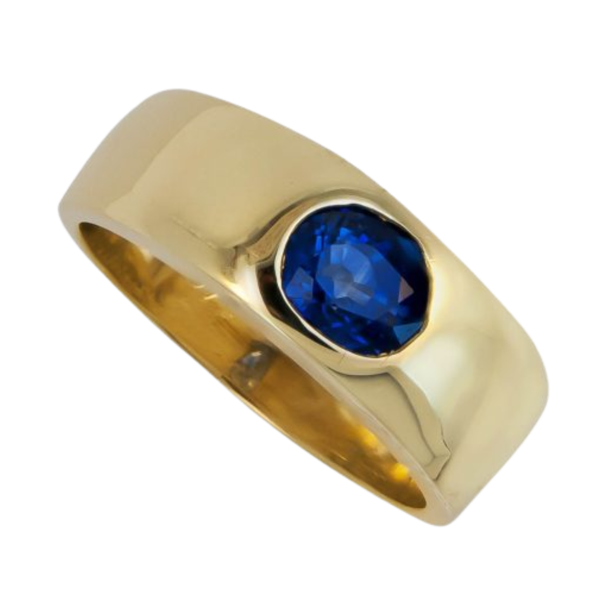 23332A Sapphire and Gold Ring