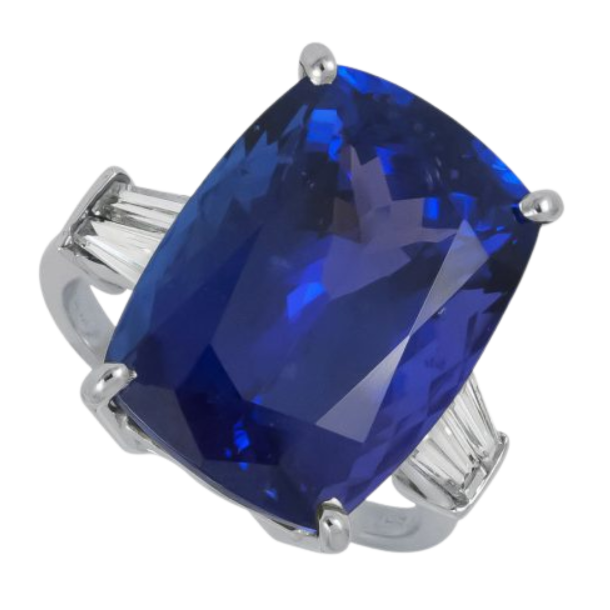23392 Tanzanite and Diamond Ring